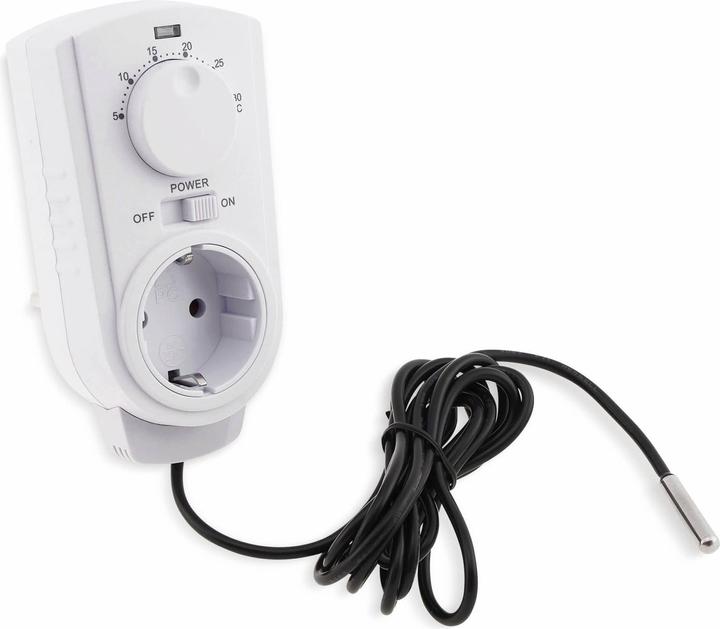 Produktbild Chilitec Steckdosenthermostat ST-50, analog, mit Aussenfühler