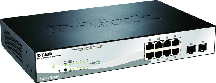 Image du produit D-Link Dgs-1210-10p (8 Ports)