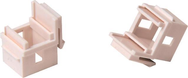 Image du produit ZVK Adaptateur EasyLan KeystoneCKVZMLC1f.LC-D/SC-S blanc RAL9010