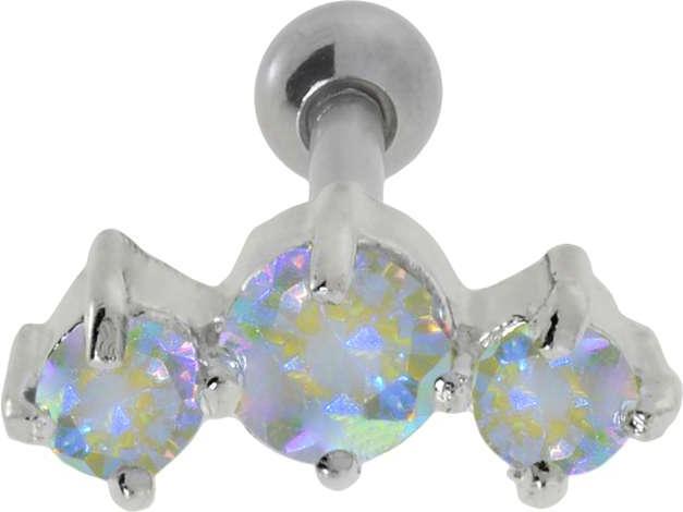 Bijouteria Ohrpiercing (Edelstahl, Messing, Zirkonia)