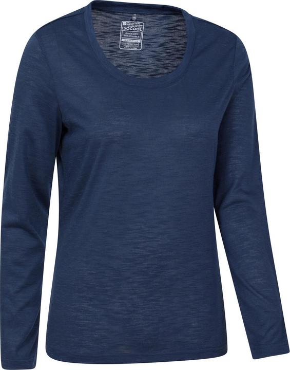 Actual product image Mountain Warehouse Womens/Ladies Agra Slub Long-Sleeved Top (42)