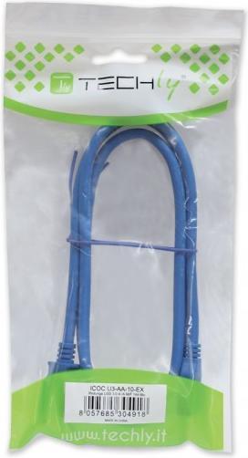 Produktbild Techly USB3.0 Kabel Stecker Typ A/Stecker Typ B (0.50 m, USB 3.0)