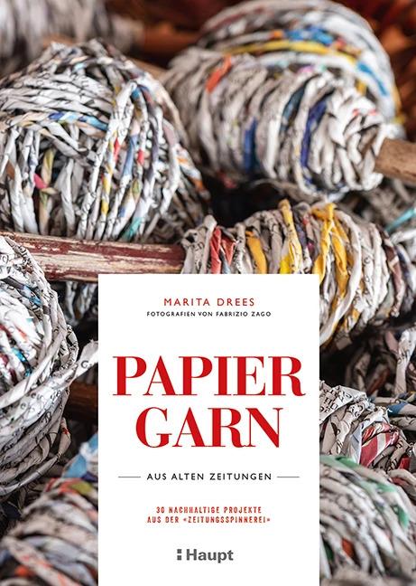 Actual product image Papiergarn aus alten Zeitungen (German, Marita Drees, 2022)