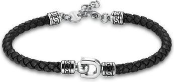 Brosway - Stylish men's leather bracelet Knocker BKC13