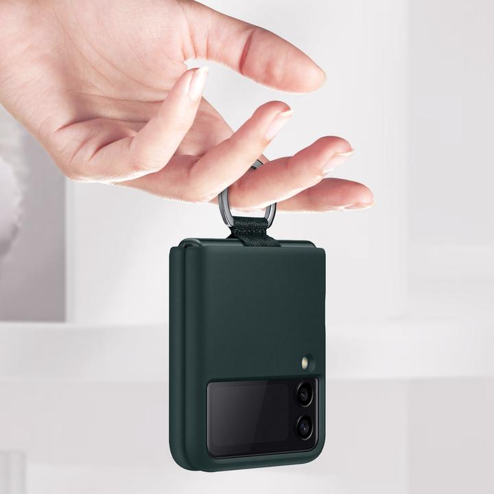 Actual product image Samsung Silicone cover with ring (Samsung Galaxy Z Flip3)