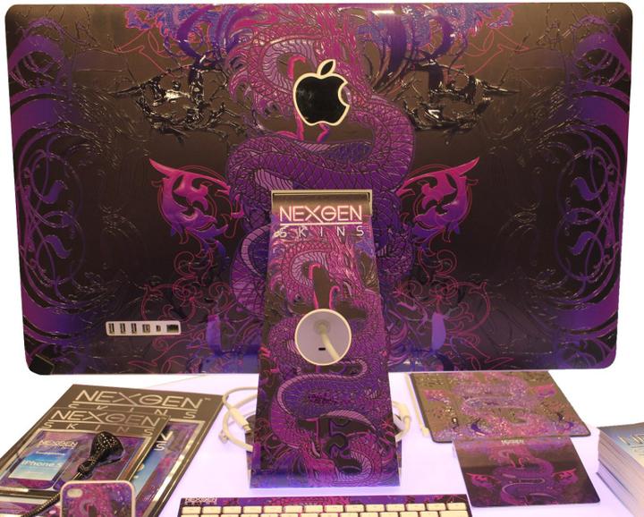 Actual product image Skins iMac 27 3D Sleeve Skin Pack (Serpentine 3D)
