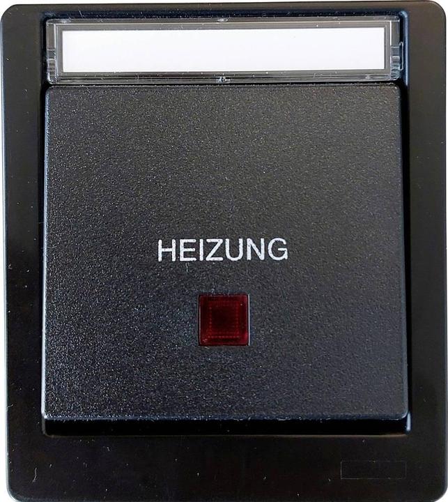 N&L Elektrotechnik N & L 27614 Heizungs-Notschalter Komplett Aufputz Schwarz