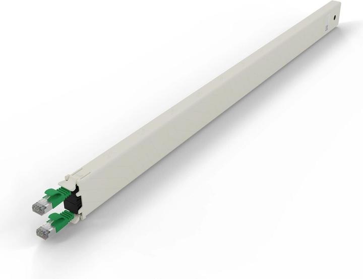 PATCHBOX one / Cassette / 30RU / Cat 6A, STP, 1.8 m, Grün (STP, CAT6a, 1.80 m)