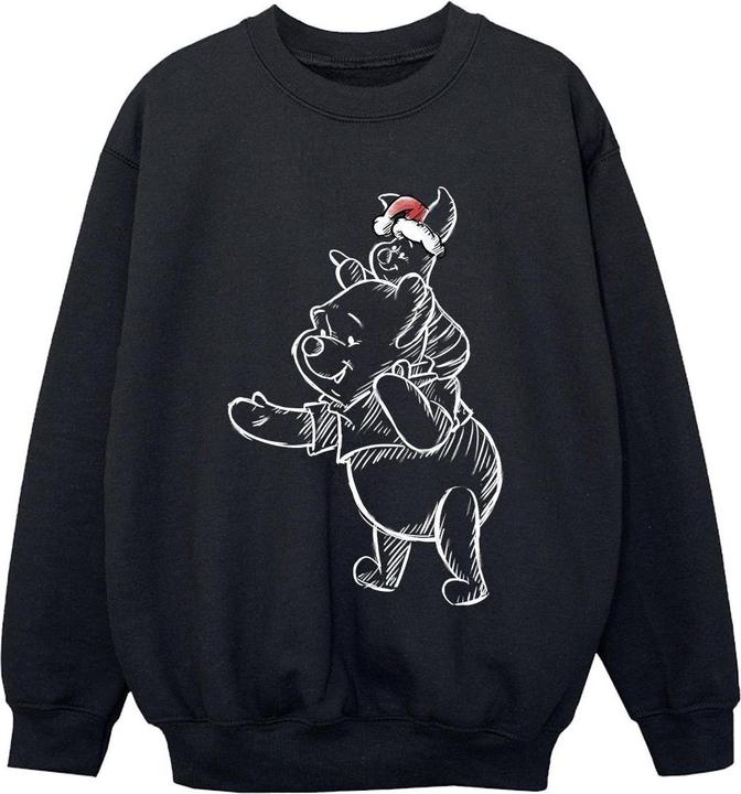 Disney Winnie The Pooh Piglet Christmas Sweatshirt Jungen