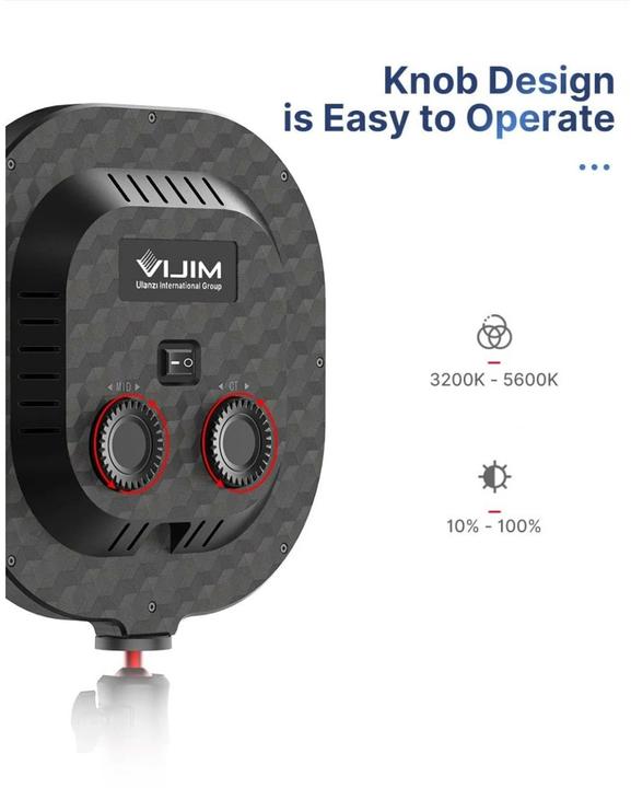 Actual product image Vijim K7 (Video light)