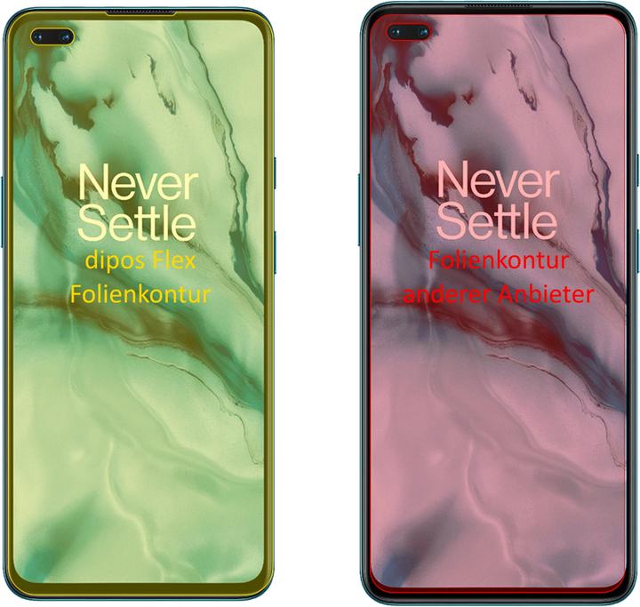 Actual product image Dipos Screen Protector Full-Cover 3D (2 Piece, OnePlus North)
