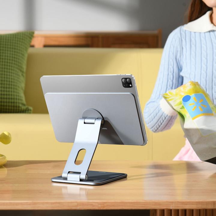 Produktbild Baseus MagStable magnetischer faltbarer Ständer für Tablets 10,9–11 Zoll – Grau