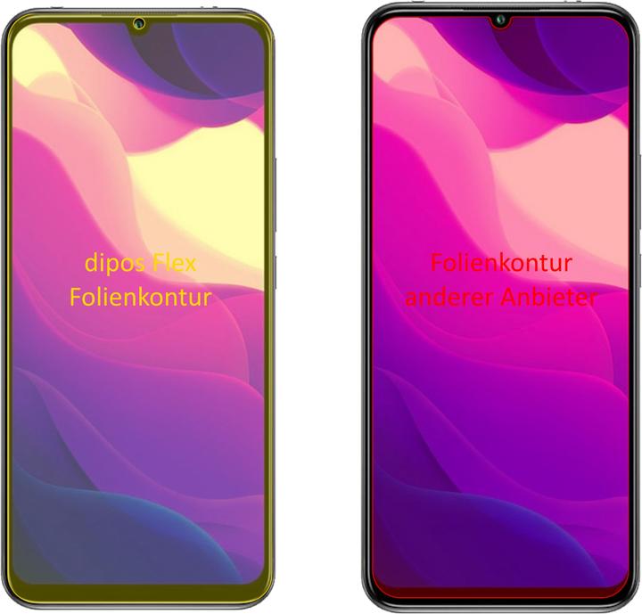 Produktbild Dipos Displayschutzfolie Full-Cover 3D (2 Stück, Xiaomi Mi 10 Lite 5G)