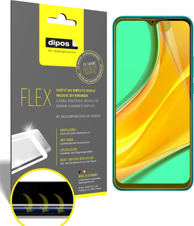 Image du produit Dipos Film de Protection d’écran Full-Cover 3D (2 pièce(s), Xiaomi Redmi 9)