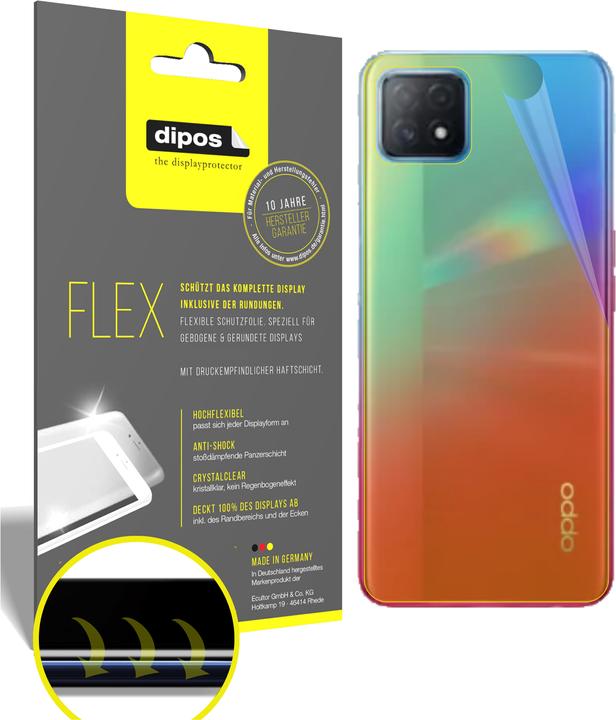 Actual product image Dipos Screen Protector Full-Cover 3D (2 Piece, Oppo A72)