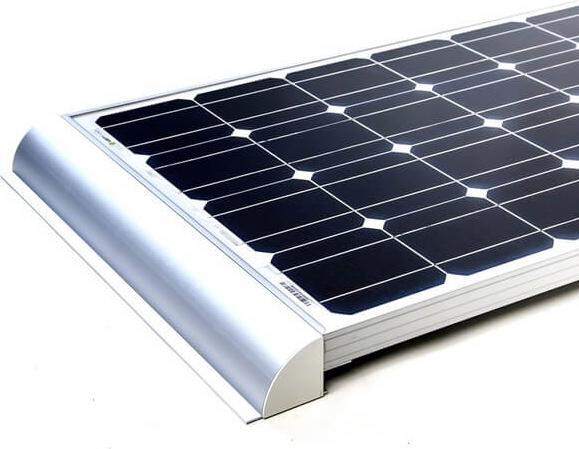 Produktbild Autosolar Solarmodul Haltespoiler für Wohnmobil Aluminium silber (Solaranlage Montagematerial)