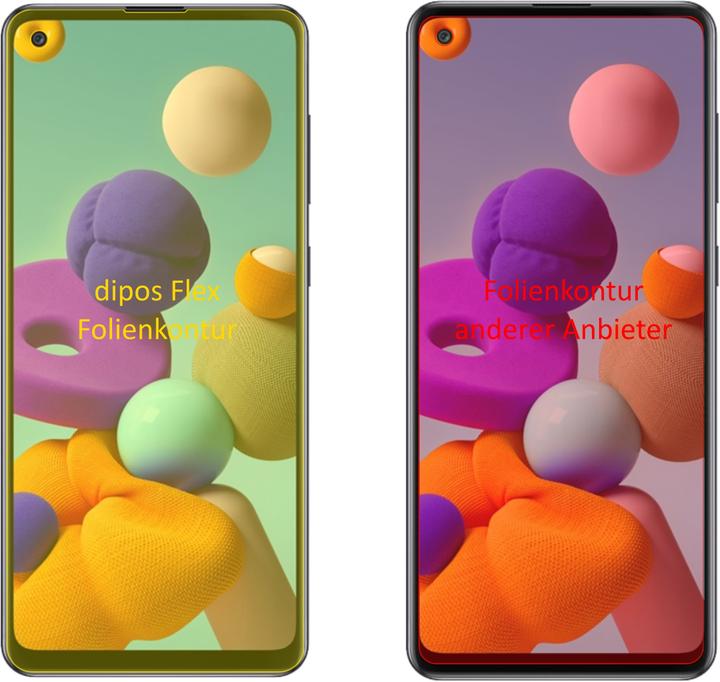 Image du produit Dipos Film de Protection d’écran Full-Cover 3D (2 pièce(s), Samsung Galaxy A21s)