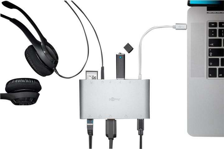 Produktbild Goobay USB-C Multiport-Adapter (USB-C, 11 Ports)
