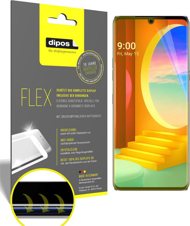 Image du produit Dipos Film de Protection d’écran Full-Cover 3D (2 pièce(s), LG Velvet)