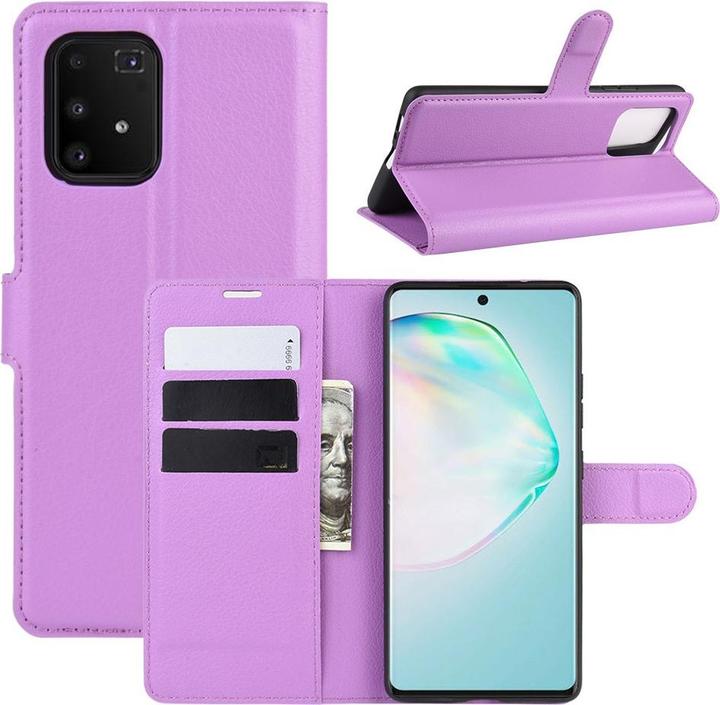 Produktbild Cover-Discount Galaxy S10 Lite - Leder Etui Hülle violett (Samsung Galaxy S10 Lite)