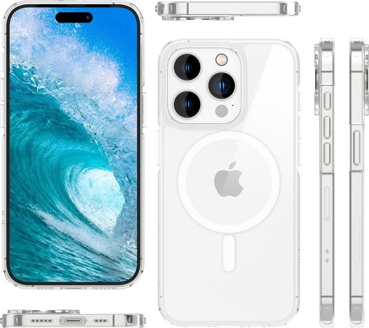 Immagine prodotto Nalia Custodia rigida trasparente con MagSafe (Apple iPhone 15 Pro Max)