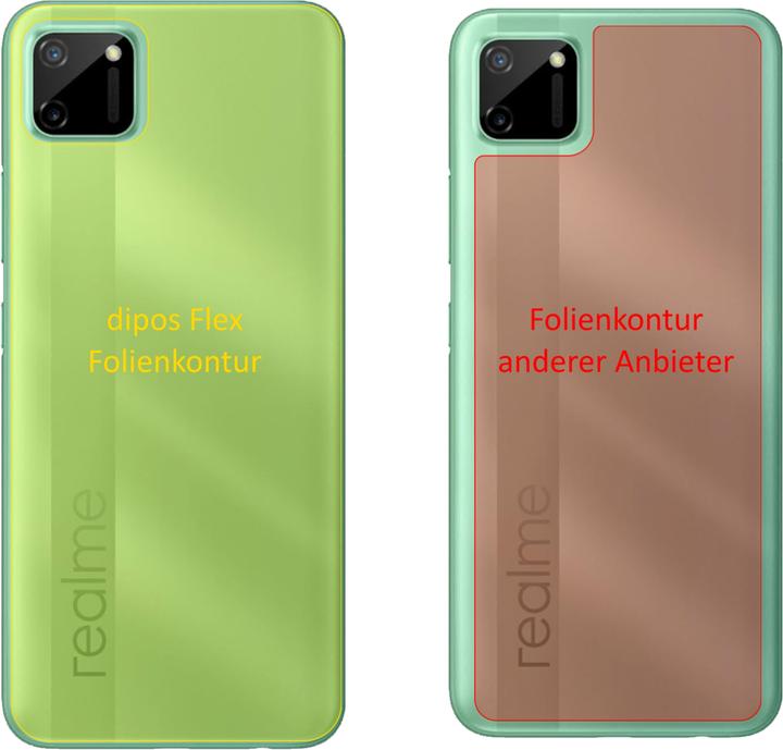 Immagine prodotto Dipos Pellicola Protettiva Full-Cover 3D (2 Pezzo/i, Realme C11)