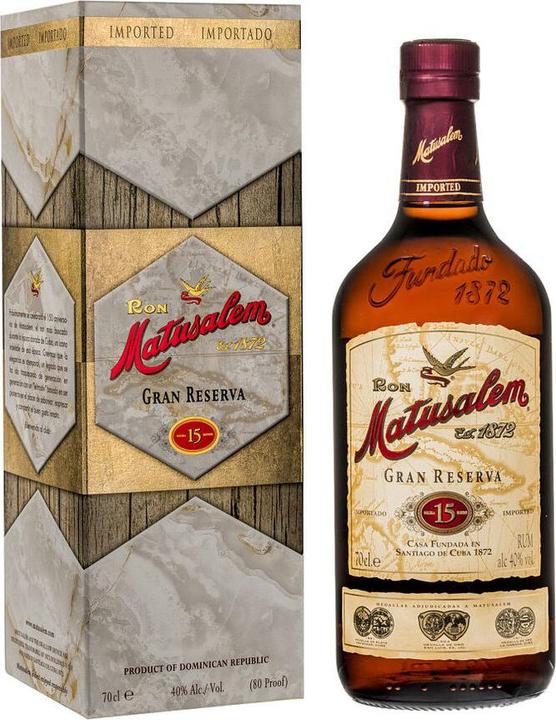 Actual product image Ron Matusalem Gran Reserva 15 Years (1 x 70 cl)