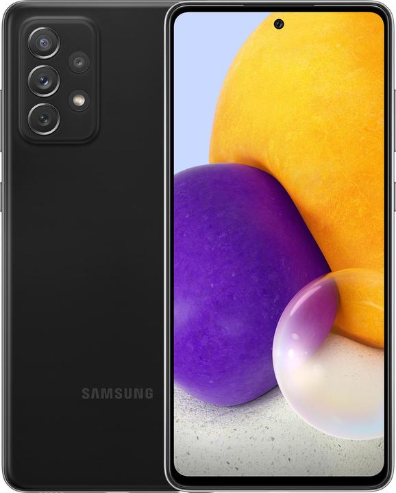 Samsung Galaxy A72 UE (128 GB, Nero, 6.70", Doppia SIM, 64 Mpx, 4G)