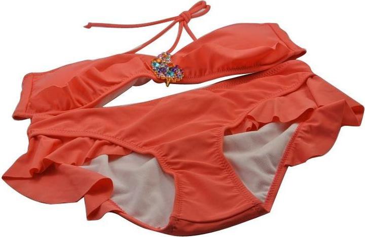 Actual product image Hermex Bikini Victoria 1067 Salmon Pink / Size S (S)