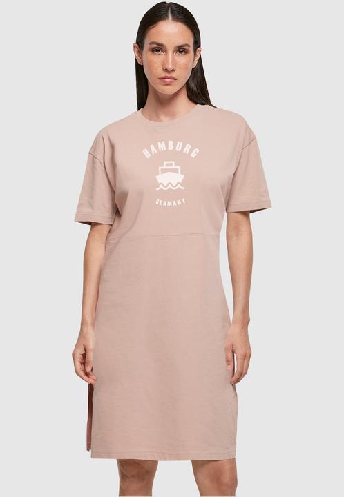 Produktbild Merchcode Ladies Hamburg X Organic Oversized Slit Tee Dress - 117705 (3XL)