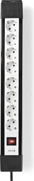 Produktbild Nedis EXSO830F1PRO Verlängerungskabel 3 m 8 AC-Ausgänge Innenraum Schwarz (8 x, 3 m)