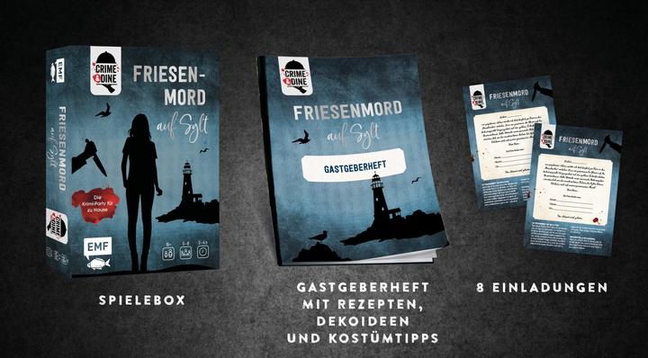 Produktbild Crime & Dine – Das Krimi-Dinner-Set: Friesenmord auf Sylt (Deutsch)