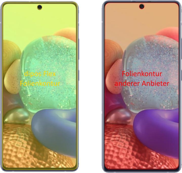 Immagine prodotto Dipos Pellicola Protettiva Full-Cover 3D (2 Pezzo/i, Samsung Galaxy A71)