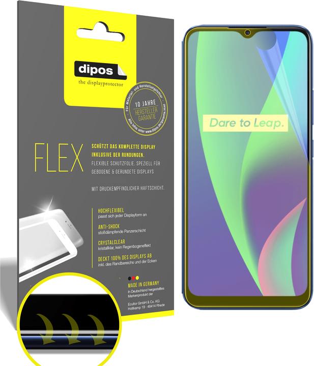 Produktbild Dipos Displayschutzfolie Full-Cover 3D (2 Stück, Realme C15)