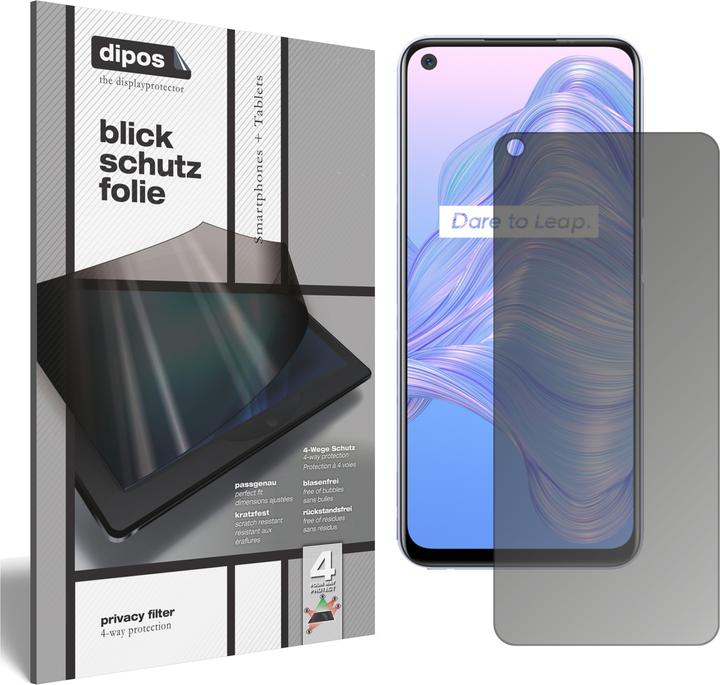 Produktbild Dipos Blickschutzfolie 4-Way Privacy (1 Stück, Realme V5 5G)