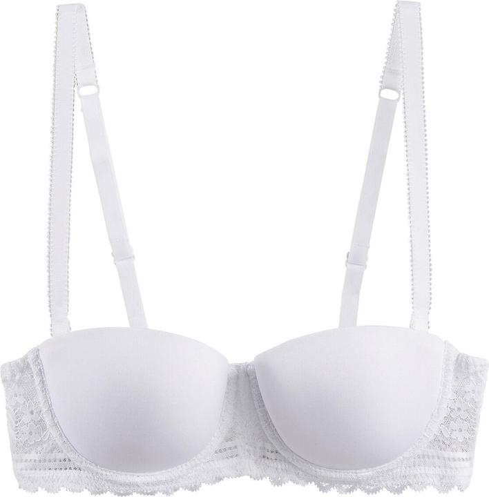 Produktbild La Redoute Collections Spitzen-BH in Bandeau-Form aus recyceltem Material (75 D)
