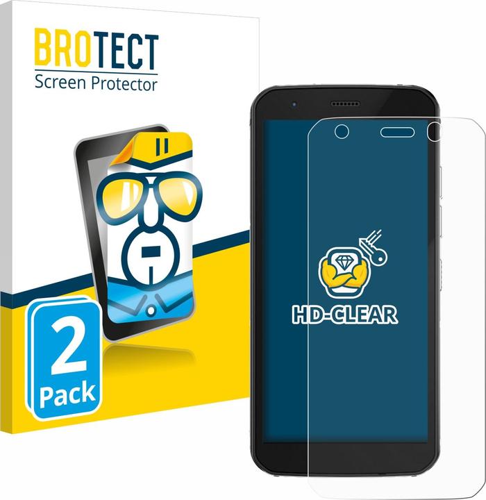 Produktbild BROTECT Schutzfolie Displayschutz Klar (2 Stück, Cat S52)
