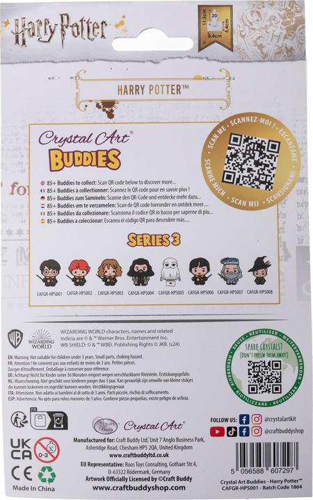 Produktbild Craft Buddy Harry Potter, Crystal Art Buddy ca. 11x8cm