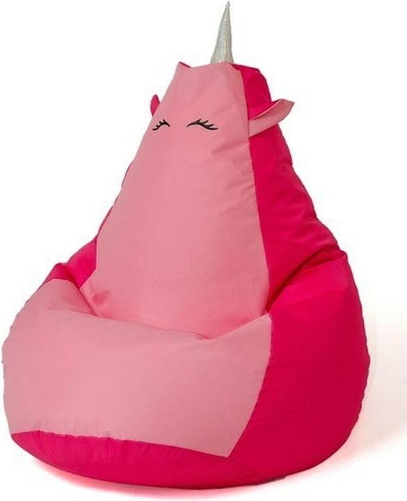 Actual product image Go Gift Sako bag pouf unicorn pink light pink L 105 x 80 cm