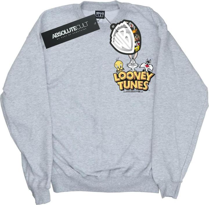 Looney Tunes Group Faux Pocket Sweatshirt (M)