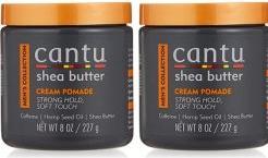 Produktbild Cantu Men's Cream Pomade 8oz Tiegel - 2er Pack (Haarpaste)