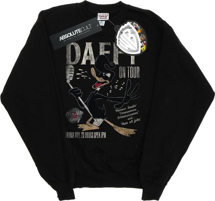 Looney Tunes Daffy Duck Concert Sweatshirt (M)