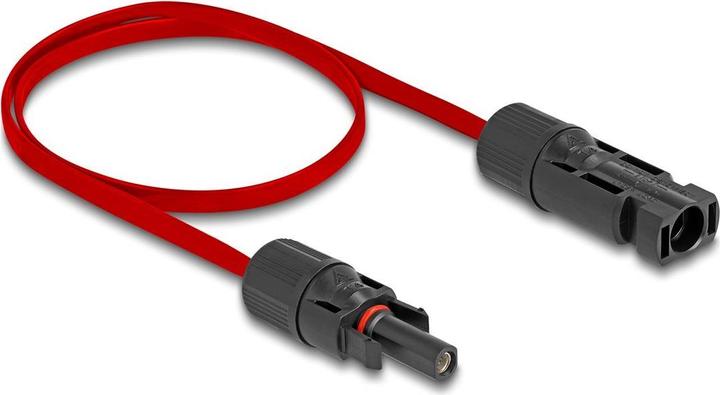Delock DL4 Solar ribbon cable plug to socket 60 cm red (Solar cable)