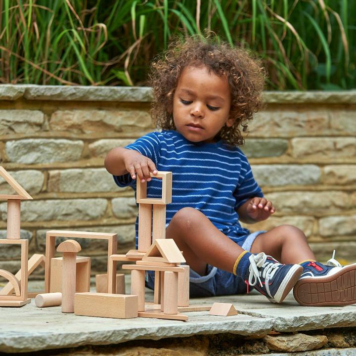 Image du produit TickiT Ensemble de 40 colonnes en bois rondes