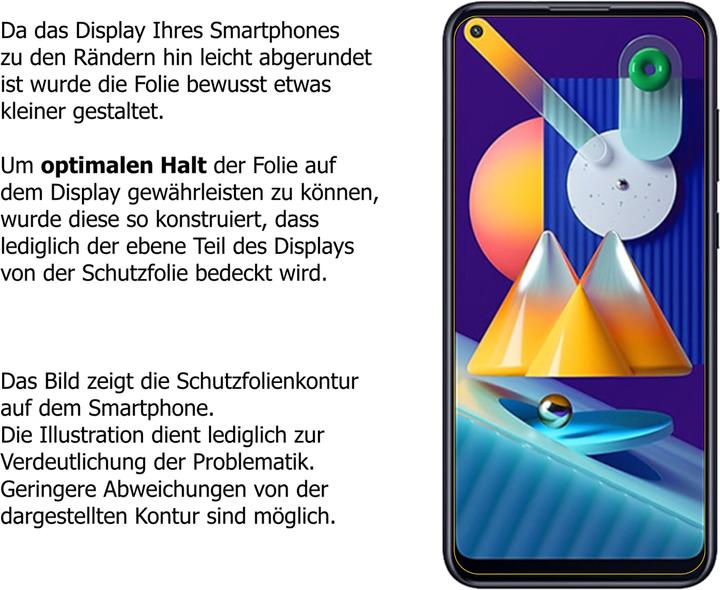 Produktbild Dipos Displayschutzfolie Crystalclear (6 Stück, Samsung Galaxy M11)