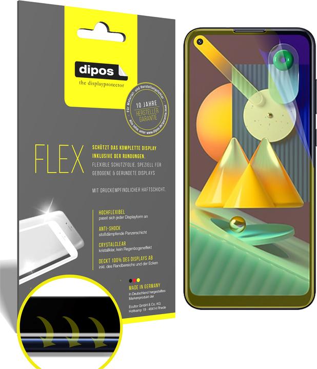 Image du produit Dipos Film de Protection d’écran Full-Cover 3D (2 pièce(s), Samsung Galaxy M11)
