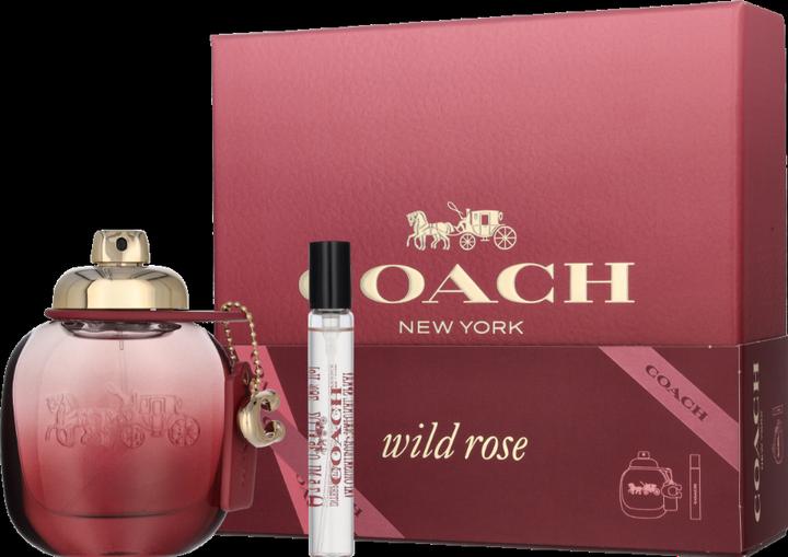 Actual product image Coach Wild Rose Gift Set Eau De Parfum 50ml Travel Spray 7.5ml (Eau de parfum, 57.50 ml)