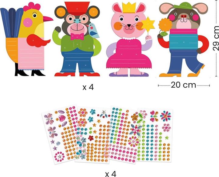 Immagine prodotto Djeco Design con adesivi - glitter