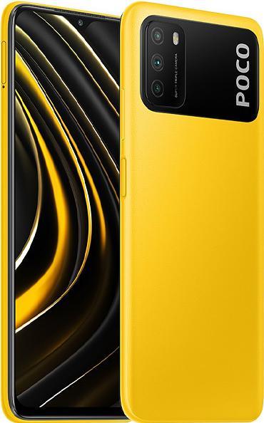 Actual product image Xiaomi Poco M3 (64 GB, Yellow, 6.53", Dual SIM, 48 Mpx, 4G)
