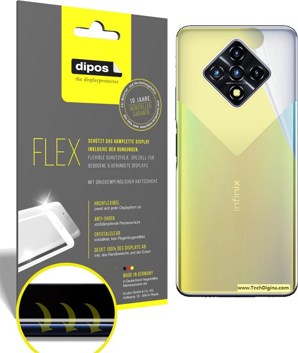 Actual product image Dipos Screen Protector Full-Cover 3D (2 Piece, Infinix Zero 8)